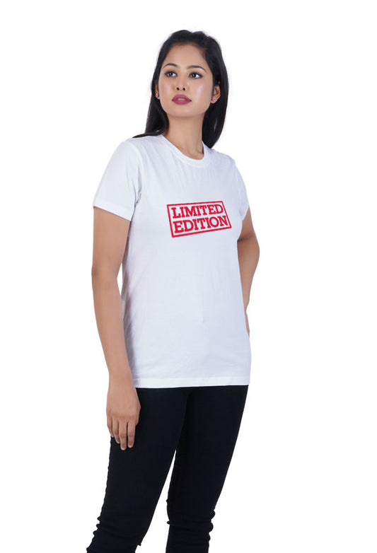 Limited Edition Printed White Tshirt