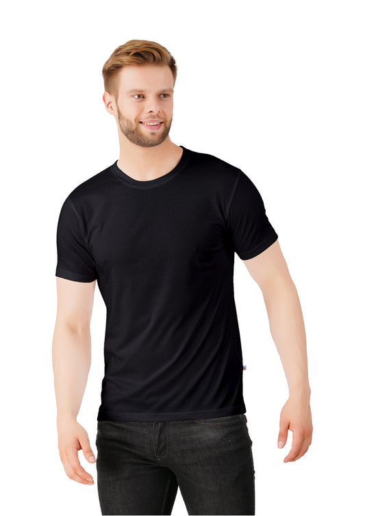 Black Plain Tshirt