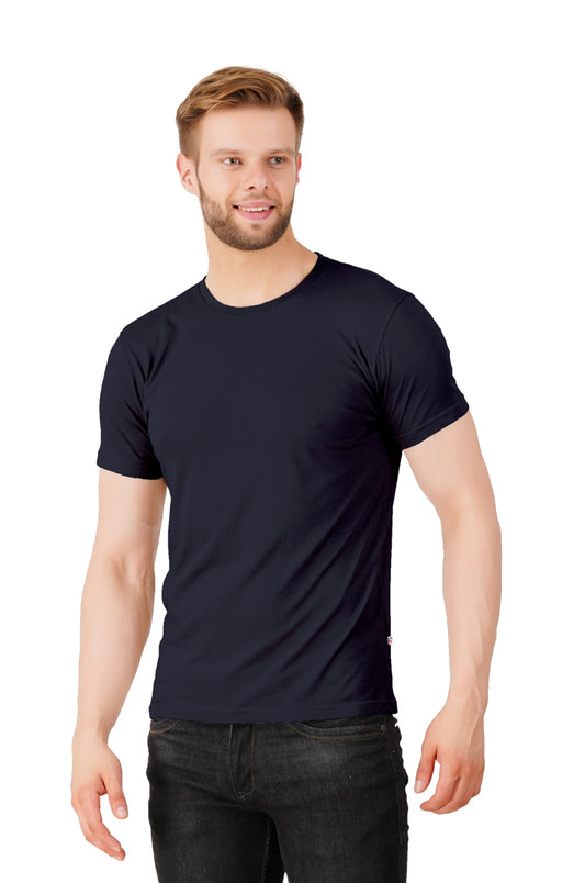 Navy Plain T-Shirt