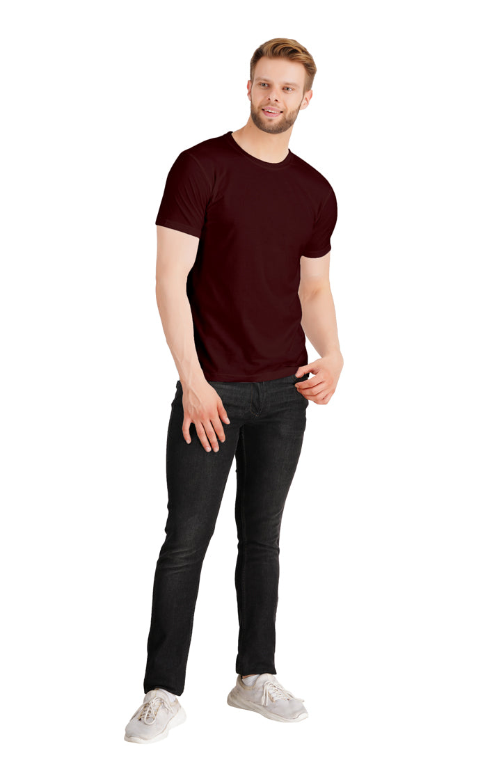 Burgundy Plain Tshirt