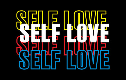 Self Love Black Tshirt