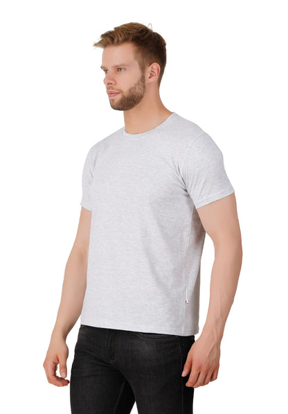 GreyMilange Plain Tshirt