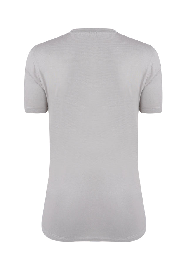 SmokeGrey Women PLain Tshirt