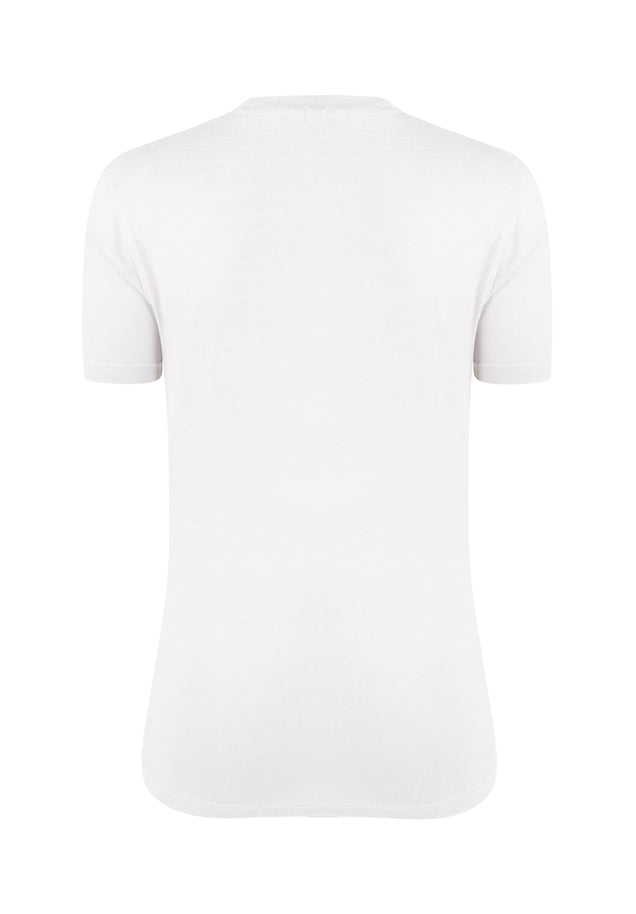 White Women Plain Tshirt