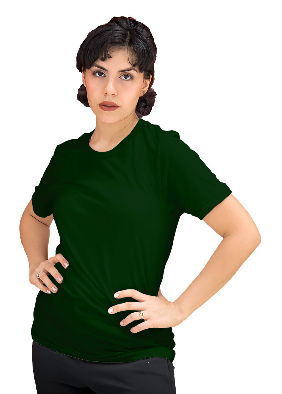 BottleGreen Women Plain Tshirt