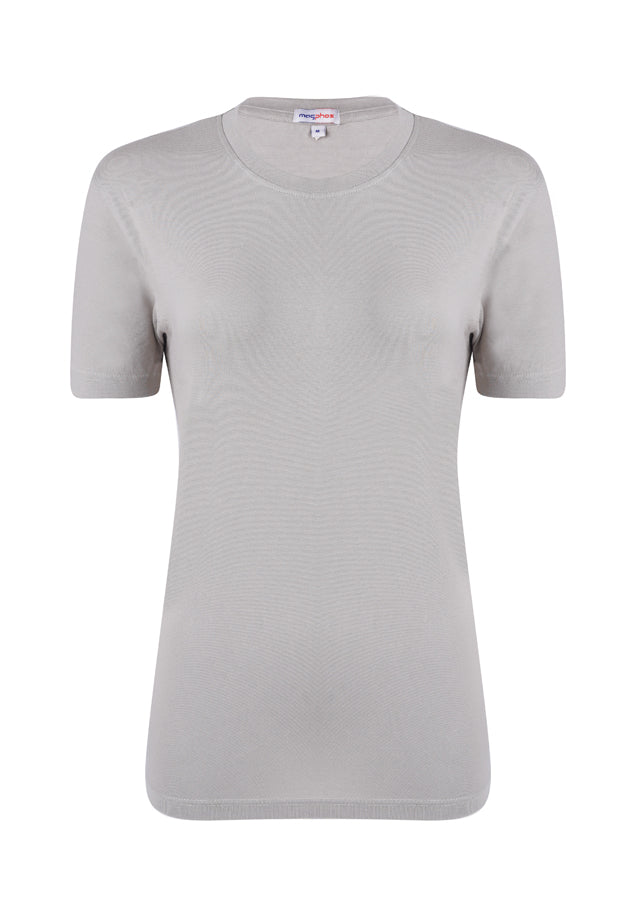 SmokeGrey Women PLain Tshirt