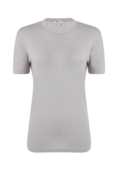 SmokeGrey Women PLain Tshirt