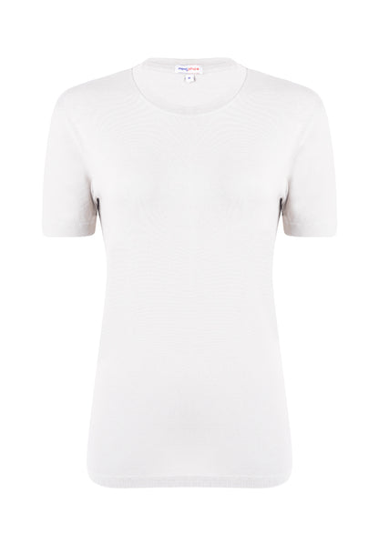 White Women Plain Tshirt