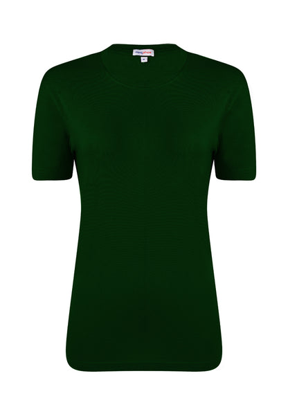 BottleGreen Women Plain Tshirt