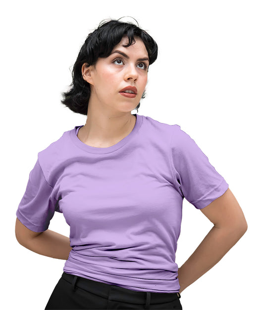 Lillaq Women Plain Tshirt