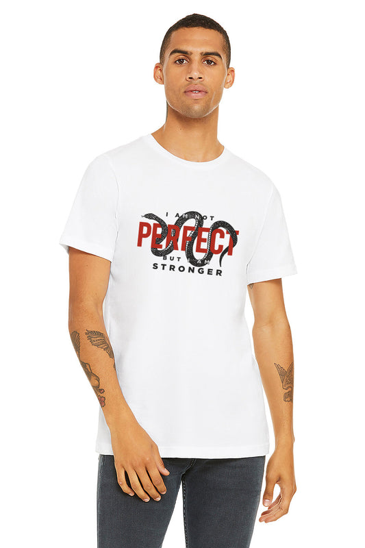 I Am Not Perfect White Tshirt